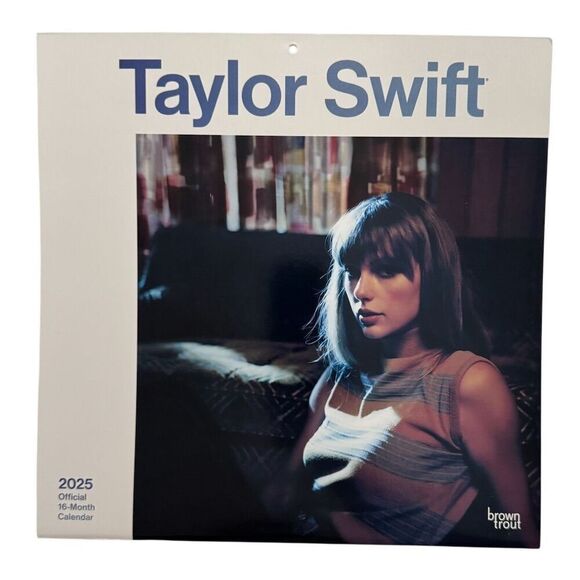 Taylor Swift 2025 16-Month Official Wall Calendar Music Memorabilia NEW - Picture 1 of 2